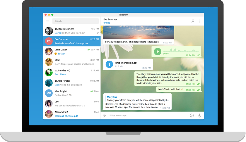 telegram windows客户端下载, telegram电脑版界面